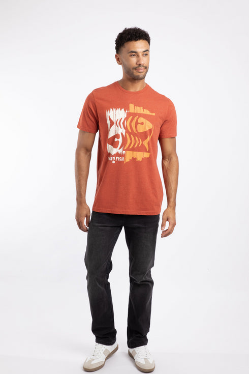 Weird Fish Double Fish Eco Graphic Tee 203662
